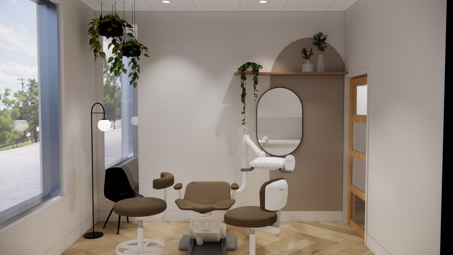 Salle de soins de la clinique dentaire Gaudreault Marquis, Duberger–Les Saules, Ville de Québec